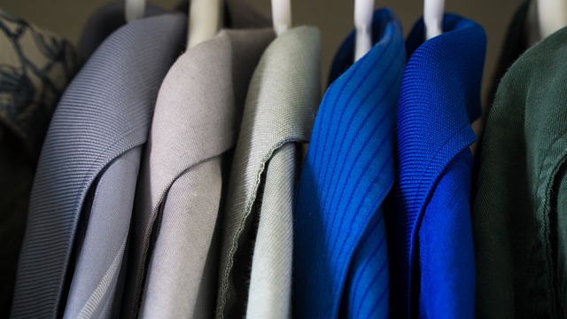 Blazers nearly hung in closet